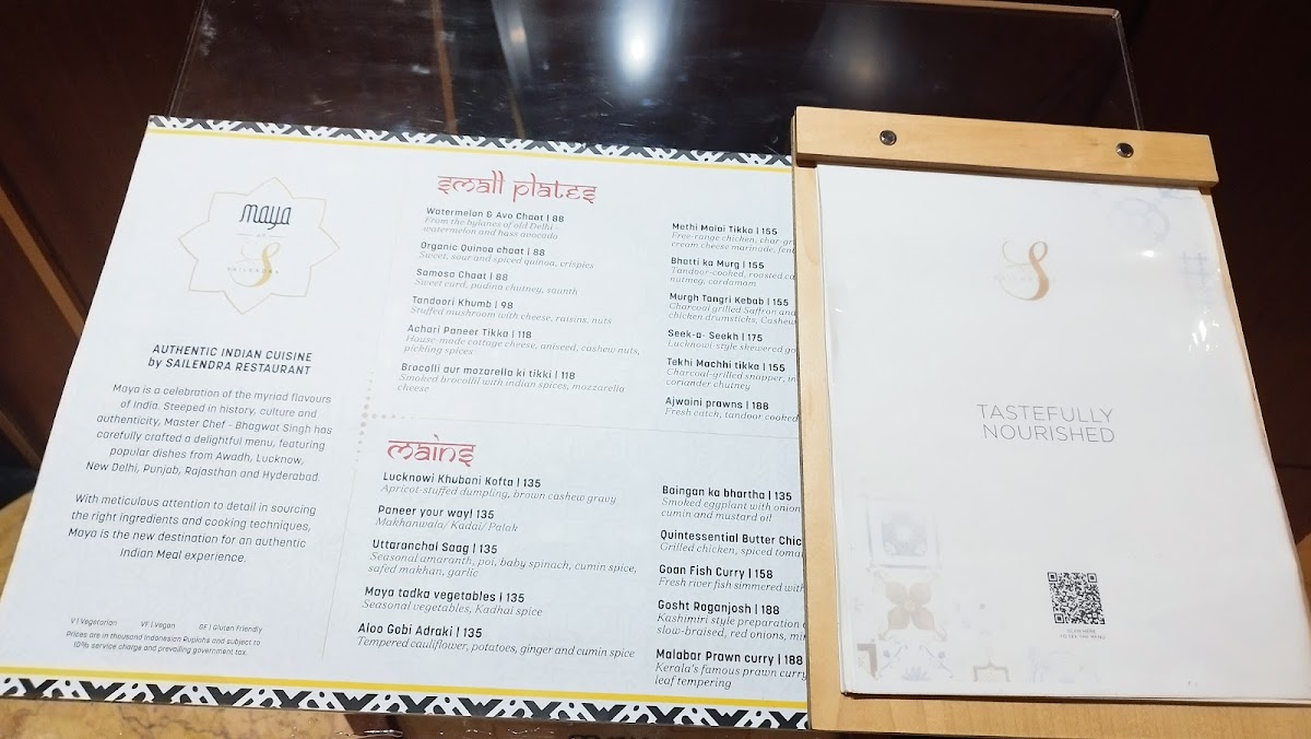Sailendra Restaurant Menu - Image 1